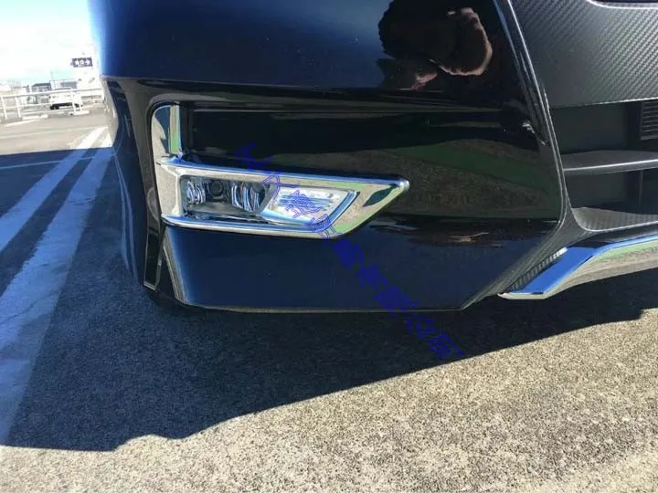 

For NISSAN SERENA C27 2017 2018 2019 ABS Chrome Front Fog Light Lamp Cover Trim Molding Bezel Garnish Sticker