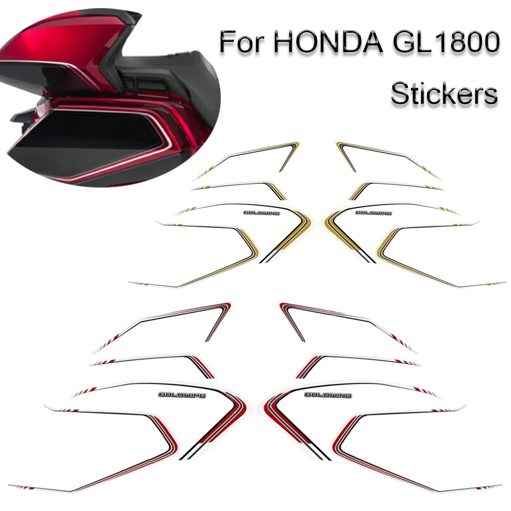 Tank Pad Tour Kit Protector Trunk Luggage Knee Fairing Fender Accessory Stickers For HONDA Goldwing GL1800 GL 1800 2018-2020