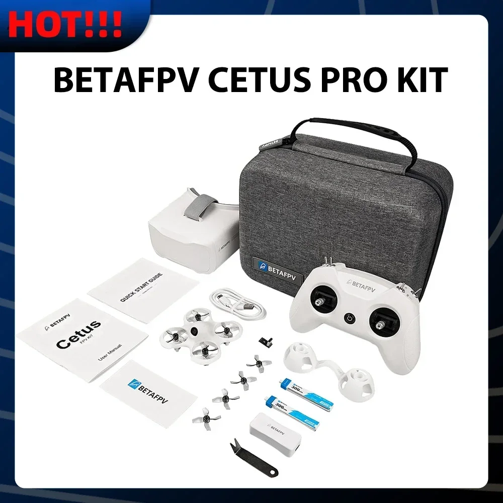 BETAFPV Cetus Pro/Cetus FPV Kit Крытый RTF/BNF Literadio2 SE Передатчик BT2.0 5,8G 14DBI VR02 Goggle VTX Бесщеточный гоночный дрон