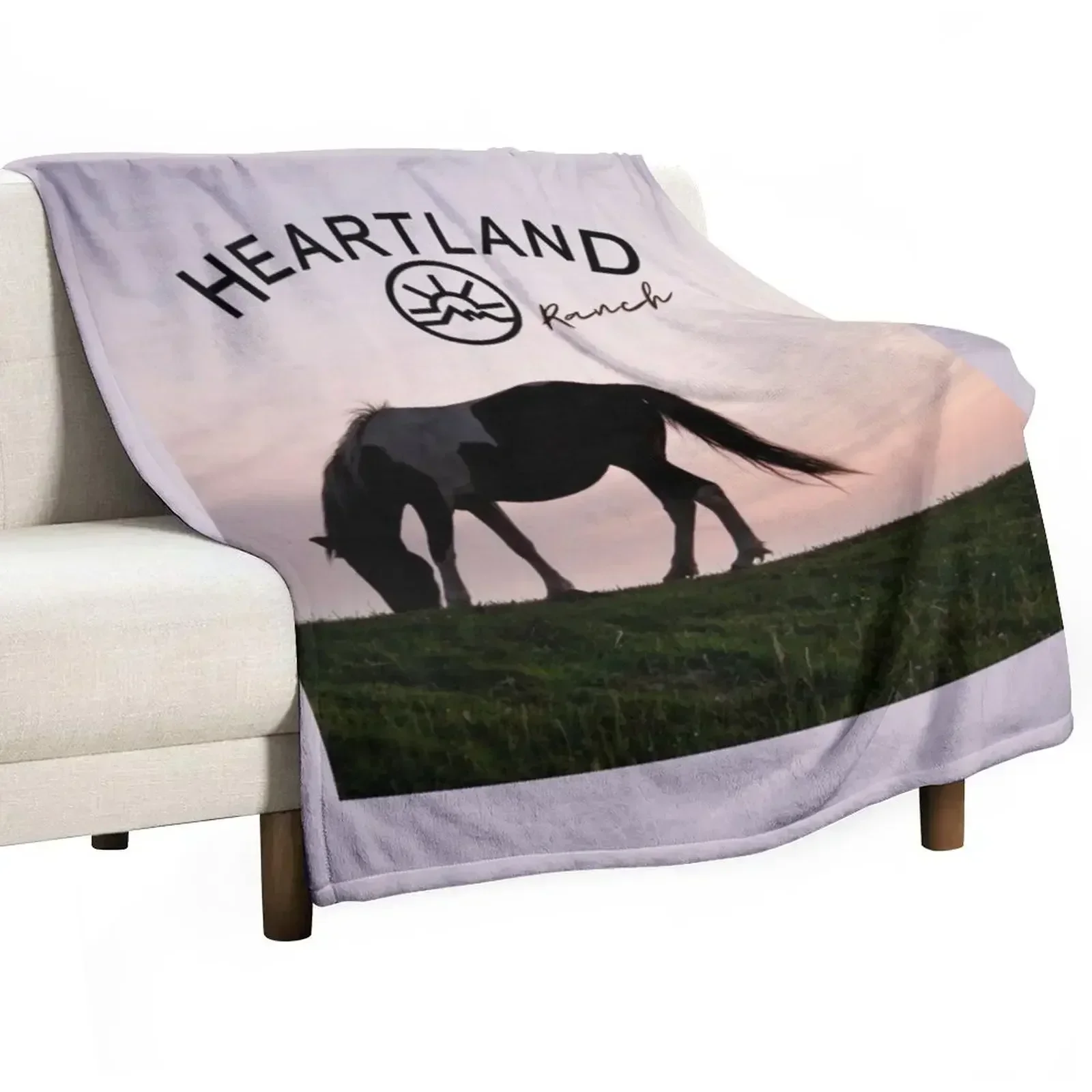 Heartland Ranch , Heartland Horse Throw Blanket Luxury St Multi-Purpose Softest Giant Sofa For Sofa Thin Bed covers Blankets