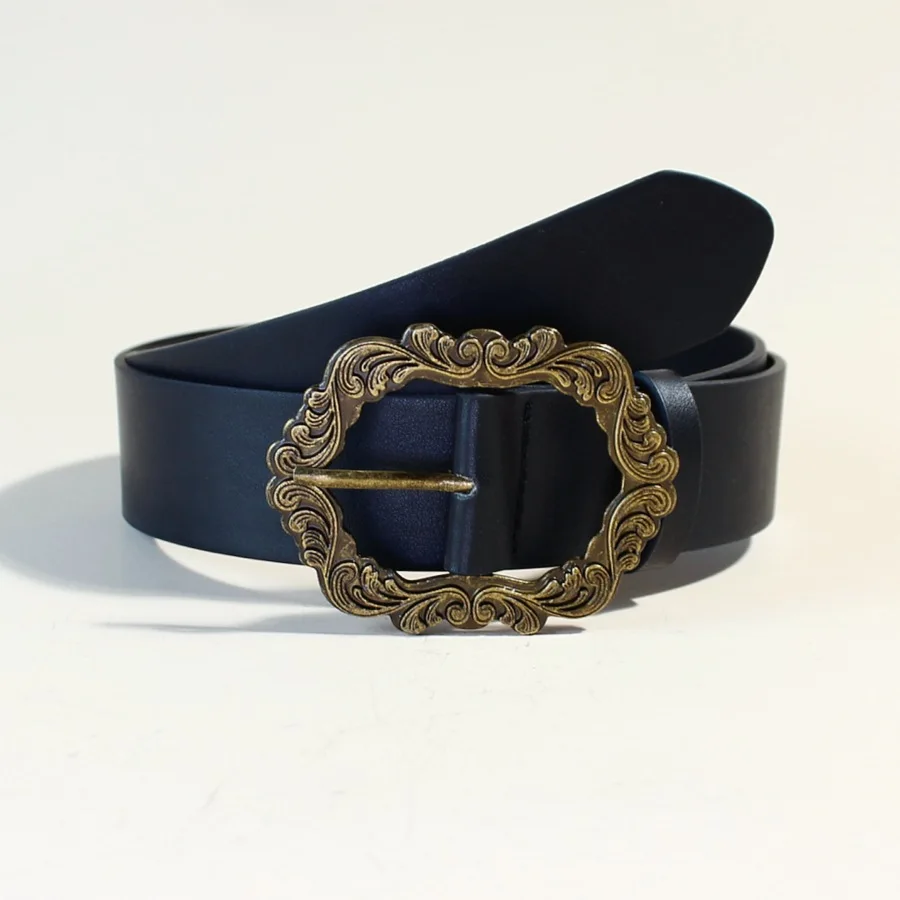 Fashionable Retro Millennial Girly Belt Bohemian Leather Belt Trendy, Versatile, Decorative, Vintage-Washed Women’s Belts - view 3