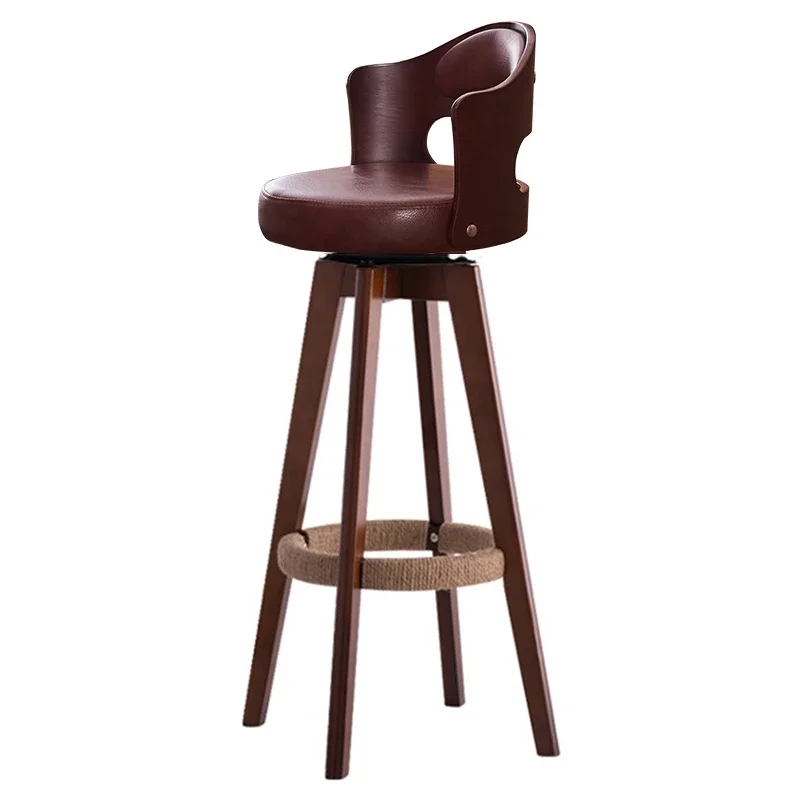 

A Modern Bar Counter Chairs Home ************ Kitchen Solid Wood Rotary High Stool
