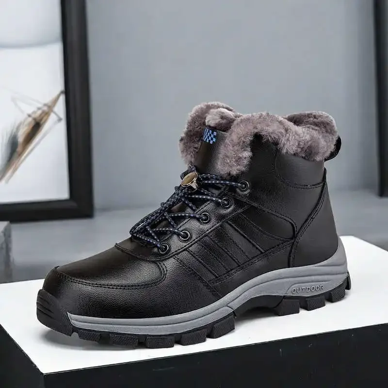 Massive Thermo Hiking Boots Men Genuine Teenage Shoes Outdoor Hiking Shoes Sneakers Sport Baskette Tenes Mascolino Cute