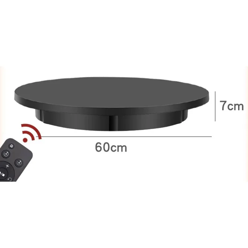 42CM Electric Rotating Turntable 3D Scanning Photography Display Stand Remote Control Speed Direction 360° Rotation Load 150KG