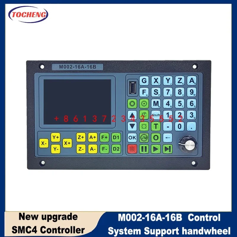 

New upgrade CNC SMC4 Controller M002-16A-16B Offline 50KHZ 4Axis Linkage Breakout Board Carving Engraving Machine Control System