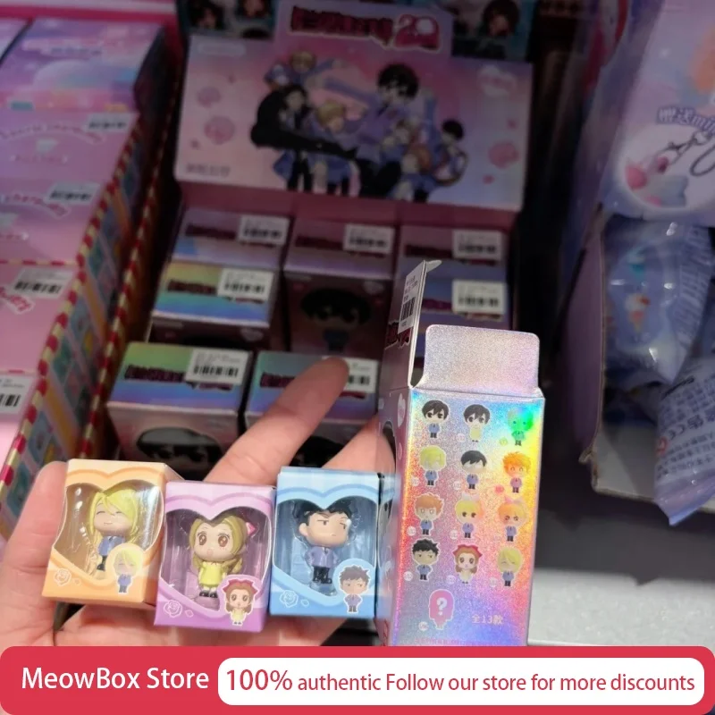 

Genuine Ouran High School Host Club Mini Rice Grain Doll Blind Box Collectible Figure Trendy Desktop Ornament Decor Mystery Boxe