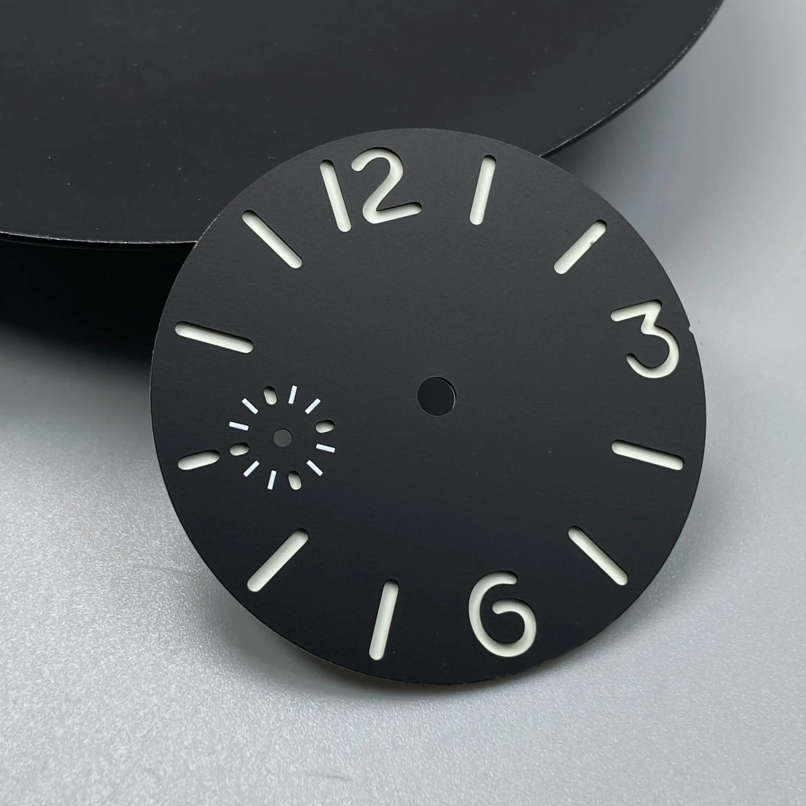 34.5mm/36mm Watch Dial Face for ETA6497/ ST3600 Movement Watch Green Luminous Accessories Modified Replacement Watch Dial ﻿