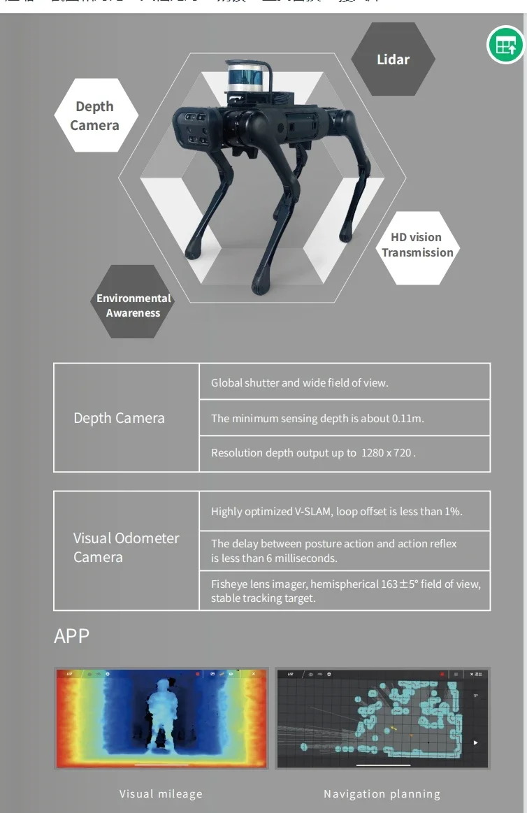 Unitree Yushu Technology ALIENGO Bionic Intelligent Robot Accompanying Advanced Accompanying Robot Dog Human Machine Interaction