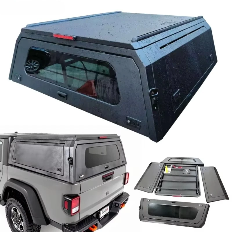 For 2025 2026 Jeep Gladiator Rubicon Jt Mojave Topper Ute Tray Camper Shell Manganese steel Metal Hardtop Canopy Truck Bed Cap