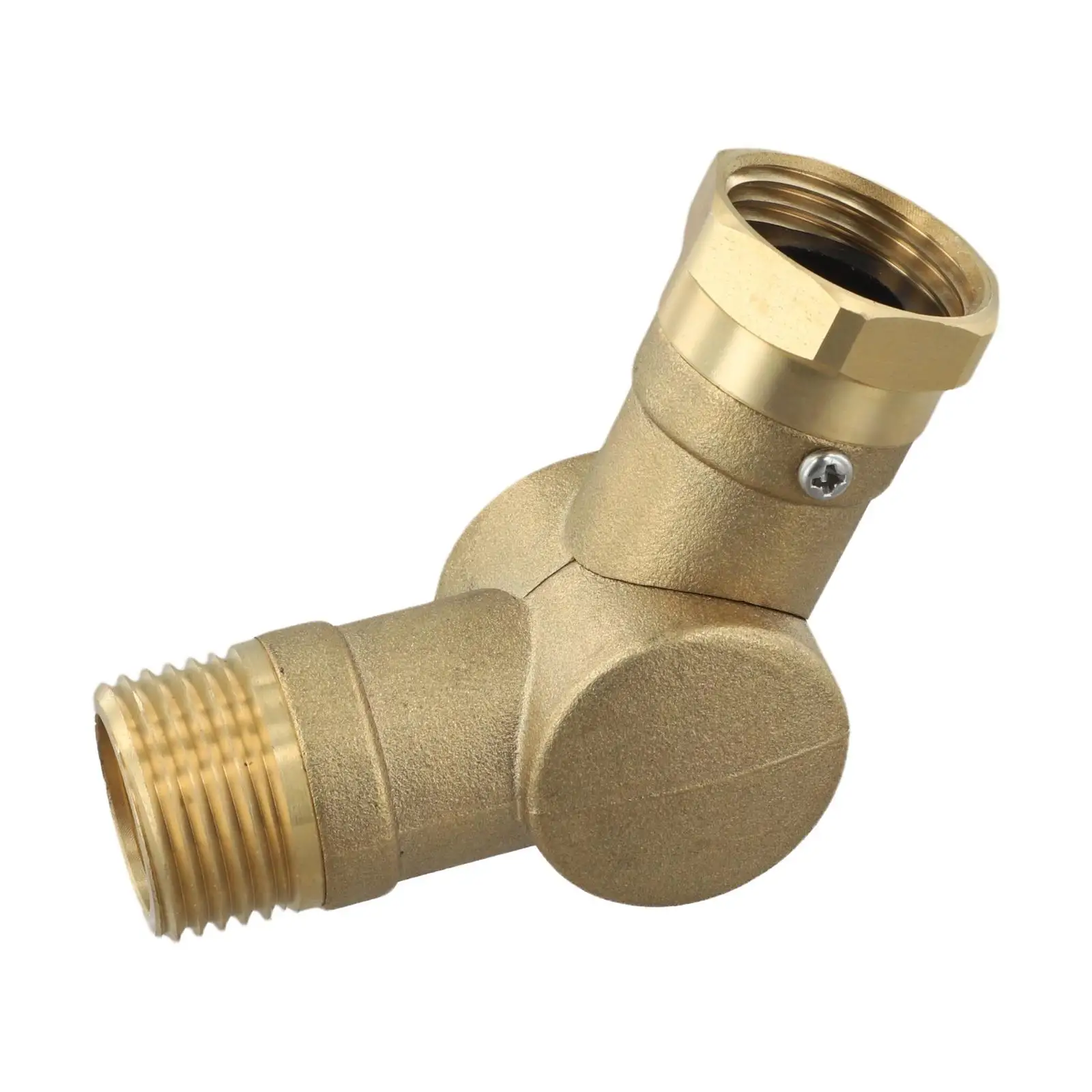 Adjustable Brass For Garden Hose Connector with 180 and 360 Degree Swivel to Prevent Kinking and Smooth Water Flow