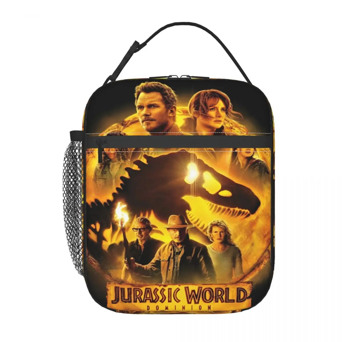 Lunch Boxes Dinosaur Jurassic World Dominion Merch Food Box Multifunction Thermal Cooler Bento Box For School