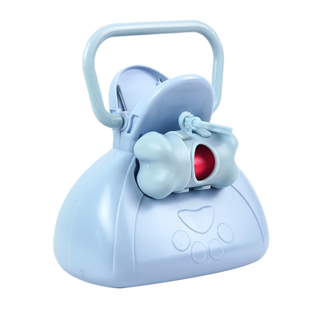 

Pet Blue Portable Dog Waste Picker Plastic Litter Collector Poop Shovel Poo Tool Outdoor Cleaner Cat Scooper Pet