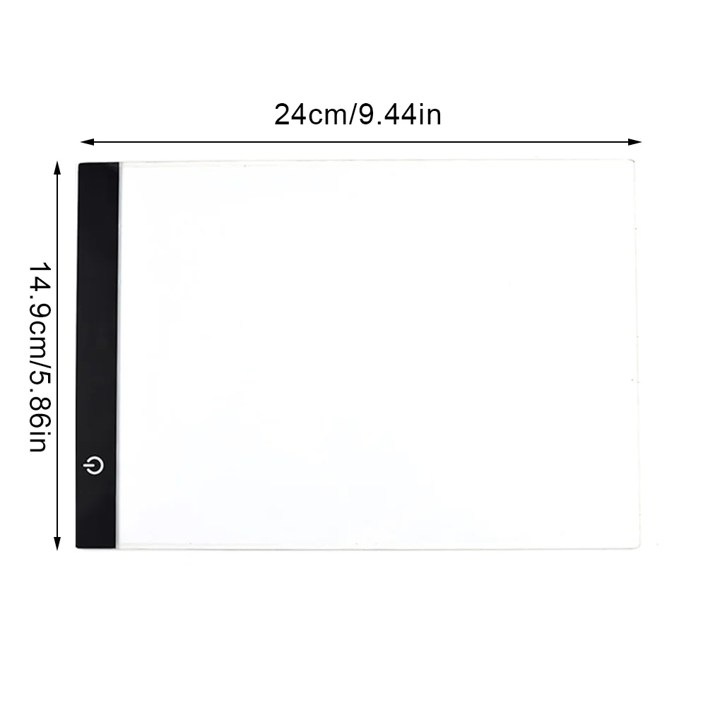 Placa de cópia led a5, placa de desenho portátil ultrafina, alimentada por usb, sem cintilação, proteção para os olhos, cabo de 1.5m, placa de cópia da moda