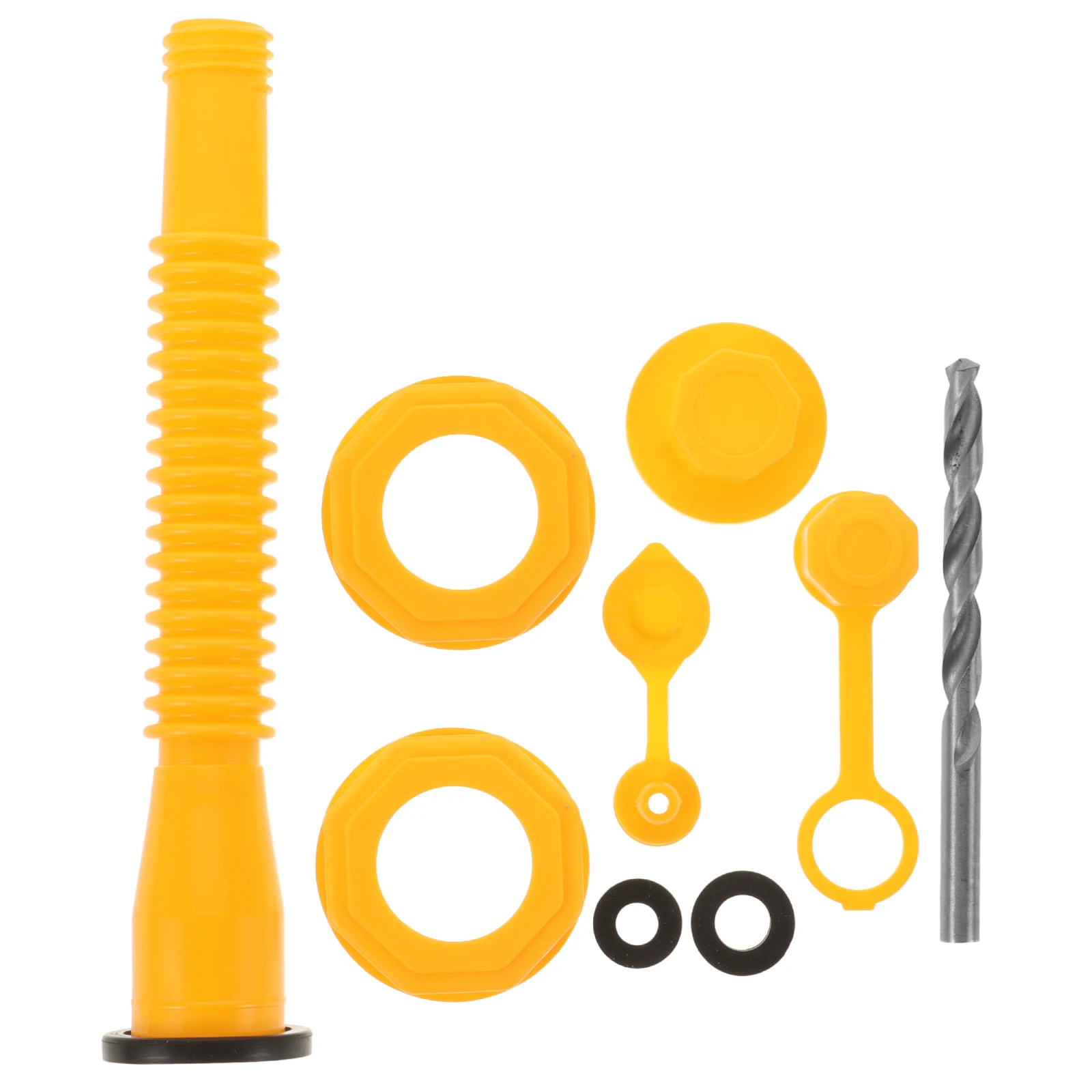 

Plastic Nut Caps 8mm Drill Bit Anti Slip for Gas Cans Fuel Nozzle Spouts Replacement Screw Thread Protector
