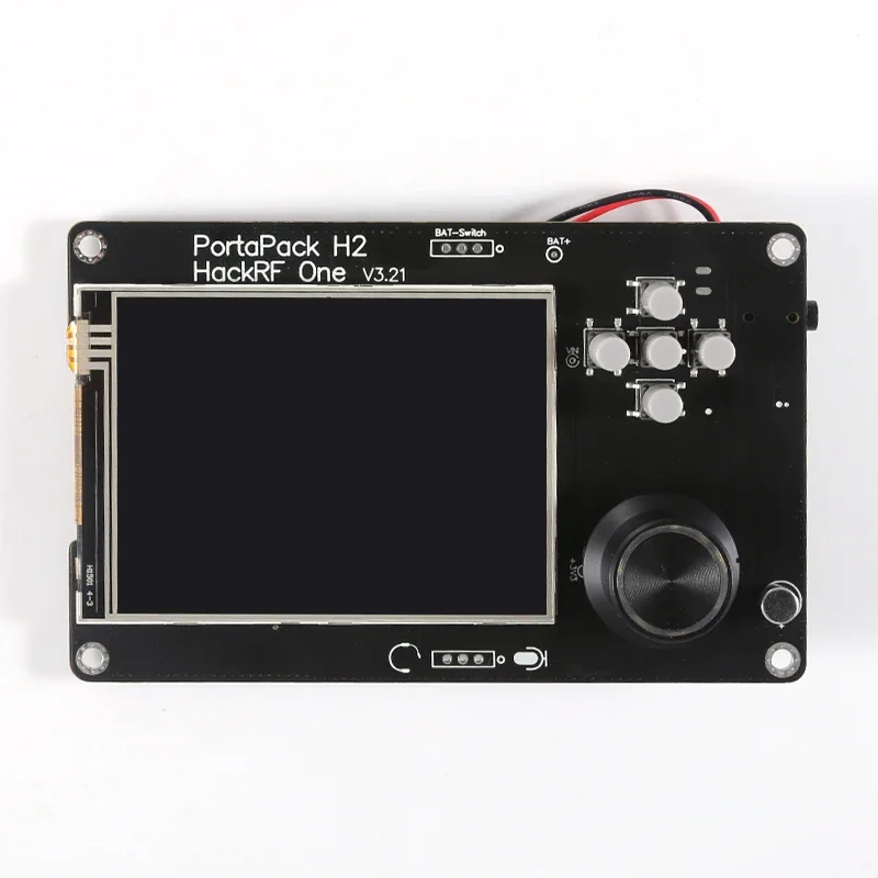 New Upgrade PORTAPACK H2 + TCXO + 3.2 inch Touch LCD Display +2000MAh Battery  For HACKRF ONE SDR