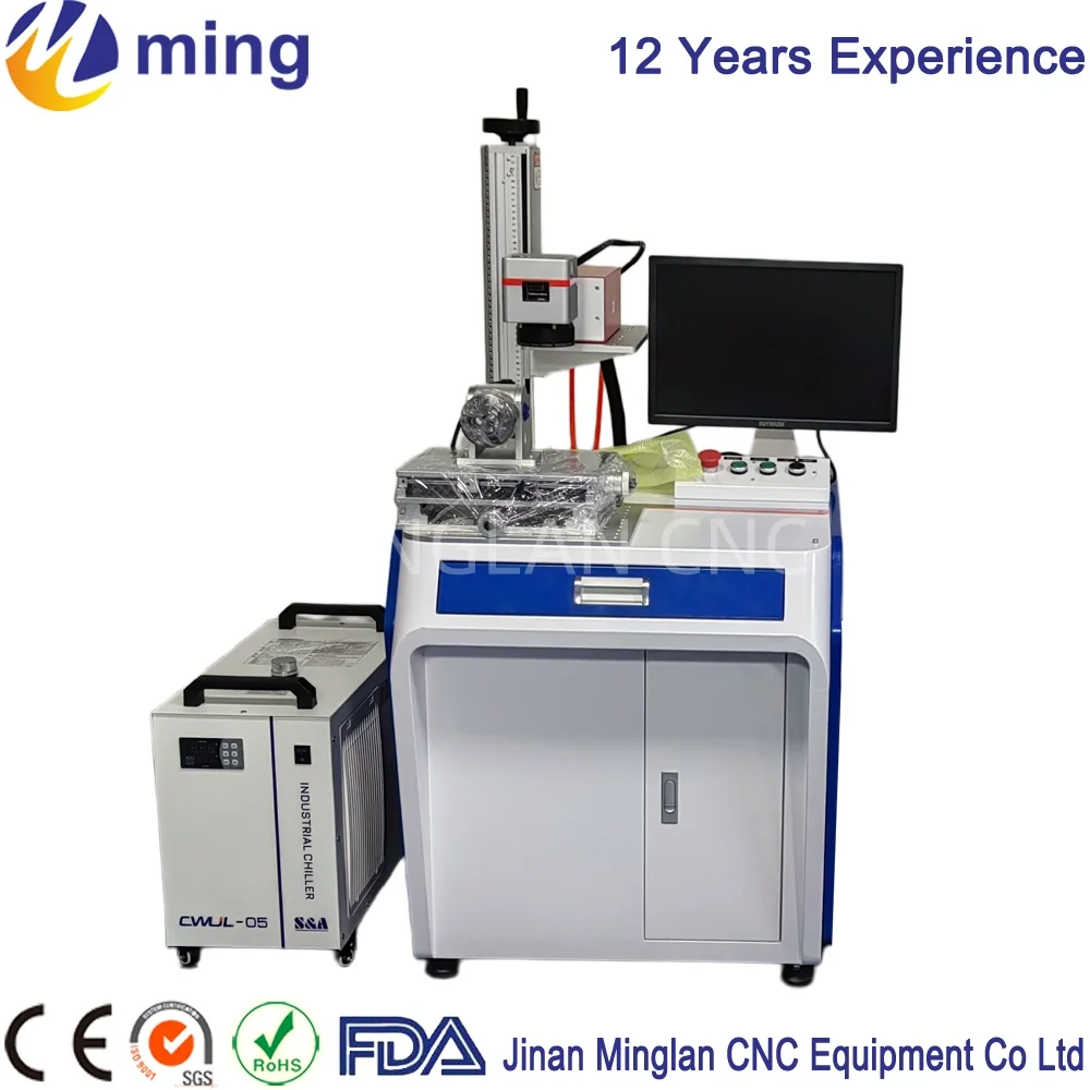 

3W 5W 7W 10W UV Fiber Laser Marking Machine Use JPT/INNO Laser