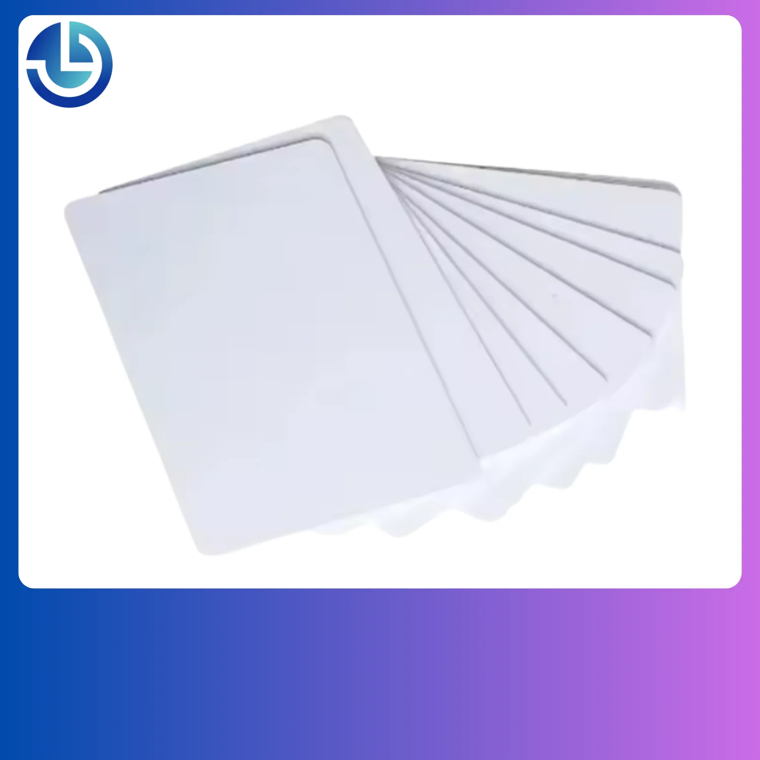 

100 шт. глянцевых белых пустых ПВХ-карт для струйной печати, водонепроницаемые пластиковые ID-карты/визитки без чипа для принтеров Epson/Canon