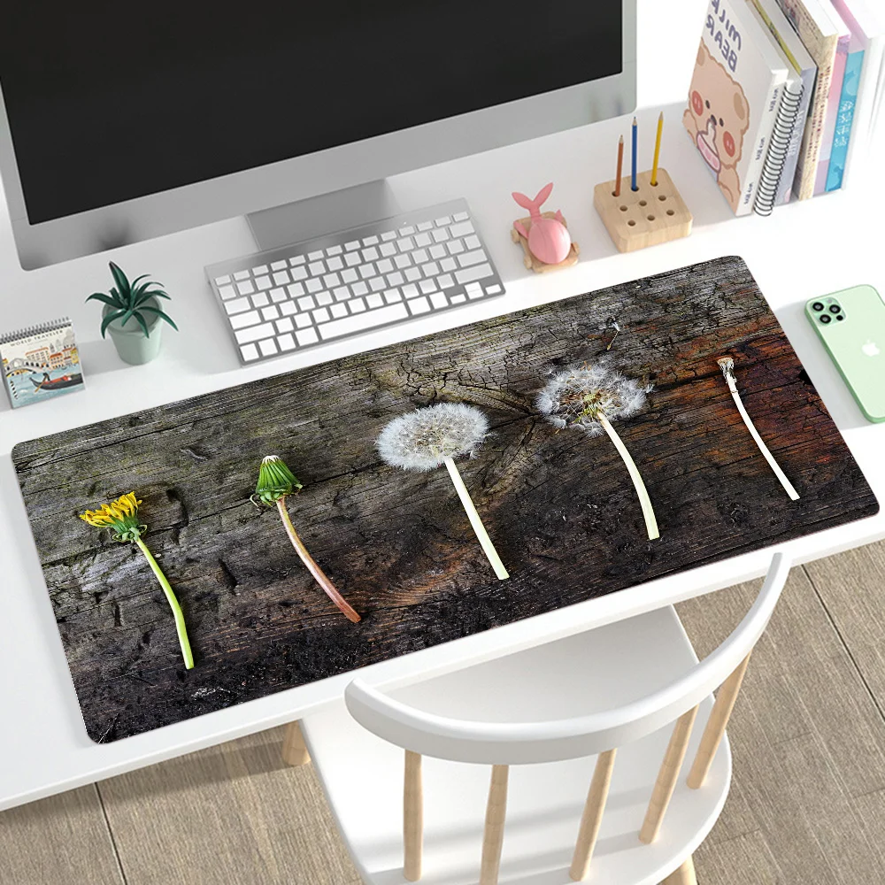 Dandelion Mousepad Mouse Mat Desk Mat With Pad Gaming Accessories Prime Gaming XXL Keyboard Pad Padding Mat