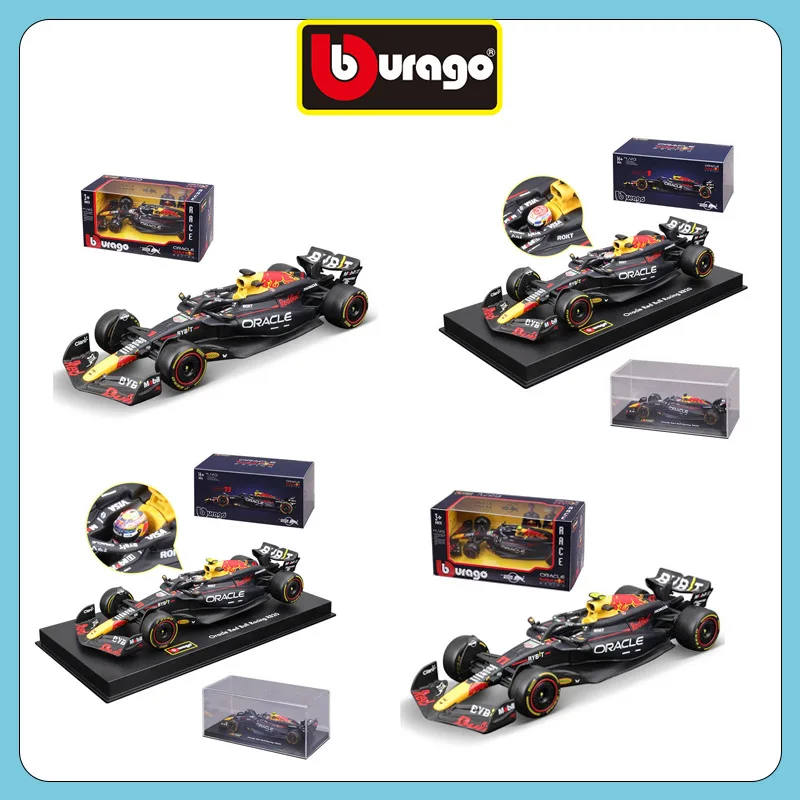 

Bburago 1:43 Red Bull RB20 Formula F1 гоночная модель Verstappen Perez имитация сплава модель автомобиля коллекция игрушек