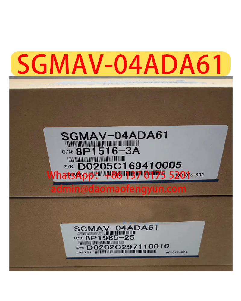 

SGMAV-04ADA61 Brand New Servo Motor SGMAV 04ADA61，Fast shipping