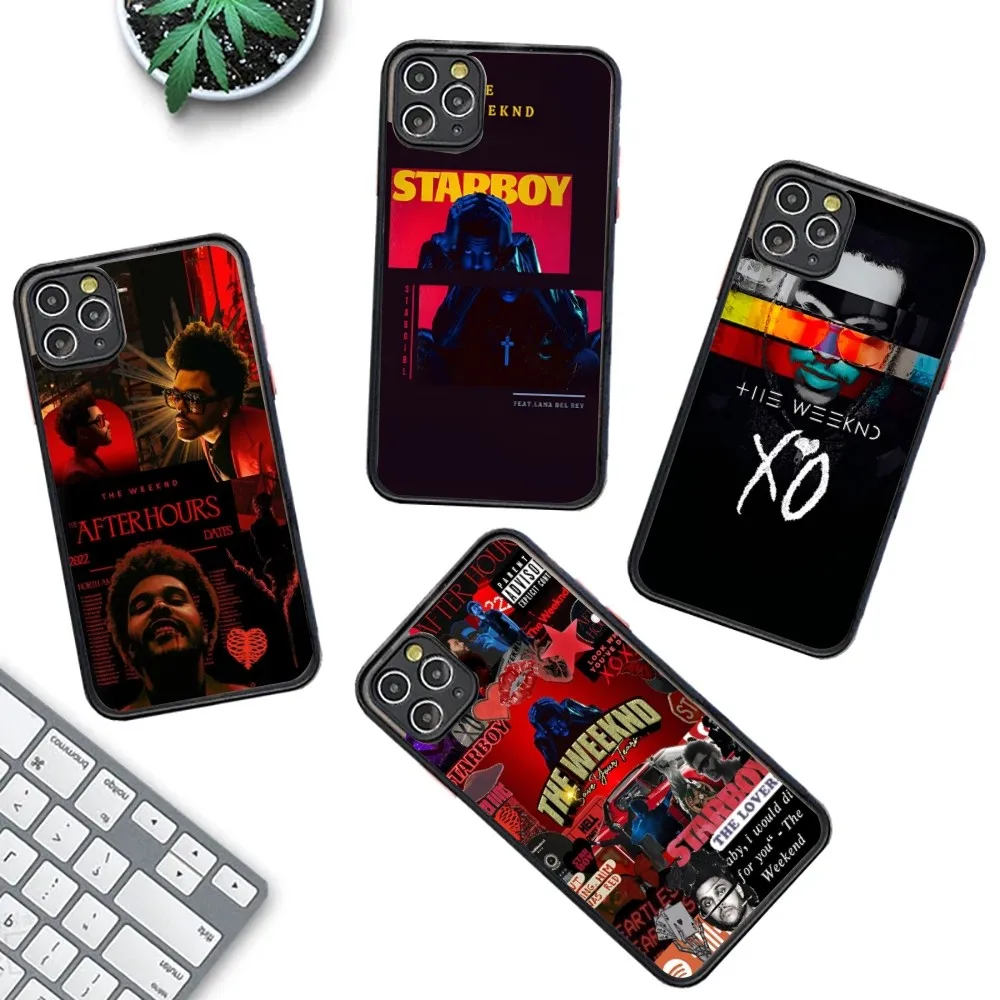 The W-Weeknd X-XO Singer Phone Case For IPhone 14 11 12 13 Mini Pro Max 8 7 Plus X XR XS MAX Translucent Matte Cover