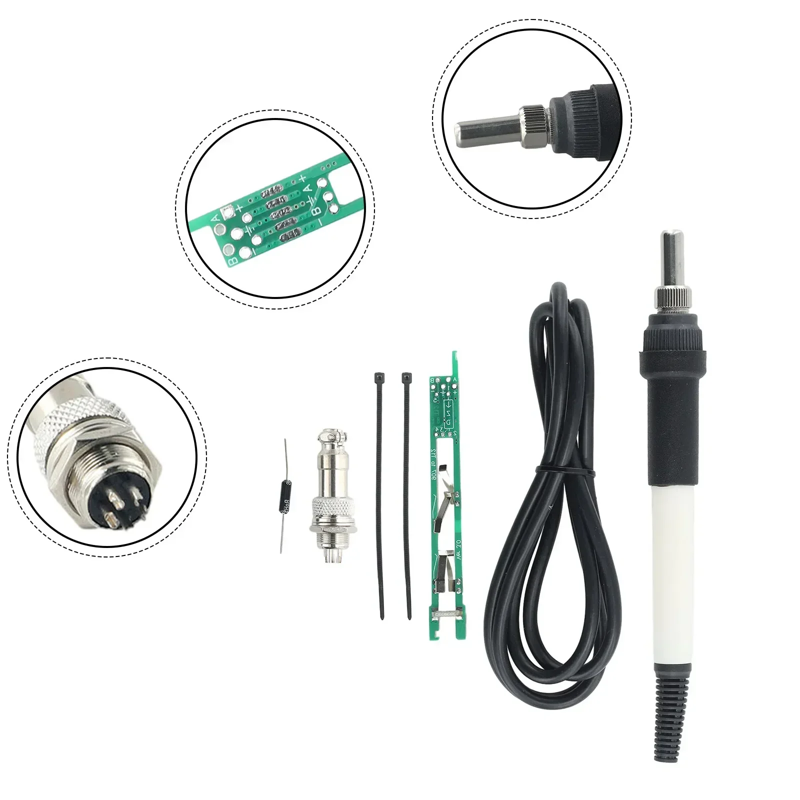 Solder Handle Kit Handle LED Digital Manufacturing Metal Processing Soldering Iron Easy To Install Easy To Use