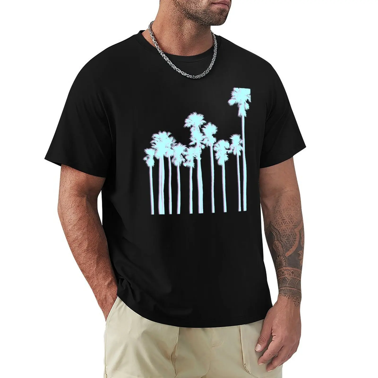 

Trippy Palm Trees T-Shirt aesthetic clothes luxury designer graphics outfits for men