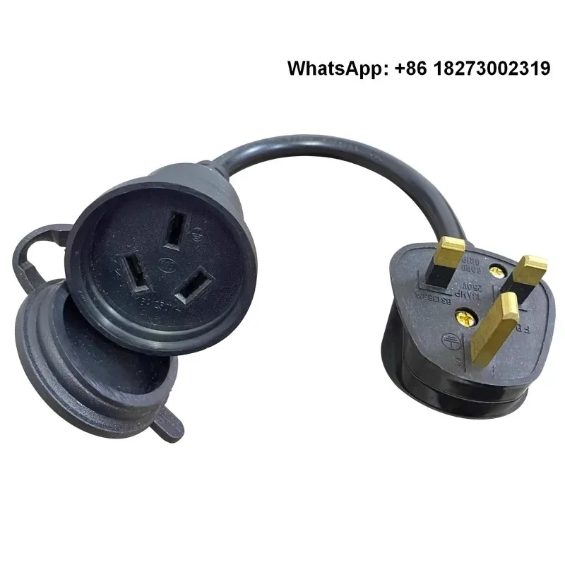 British standard plug to national standard 10A16A socket with protective cover high-power conversion line accessories