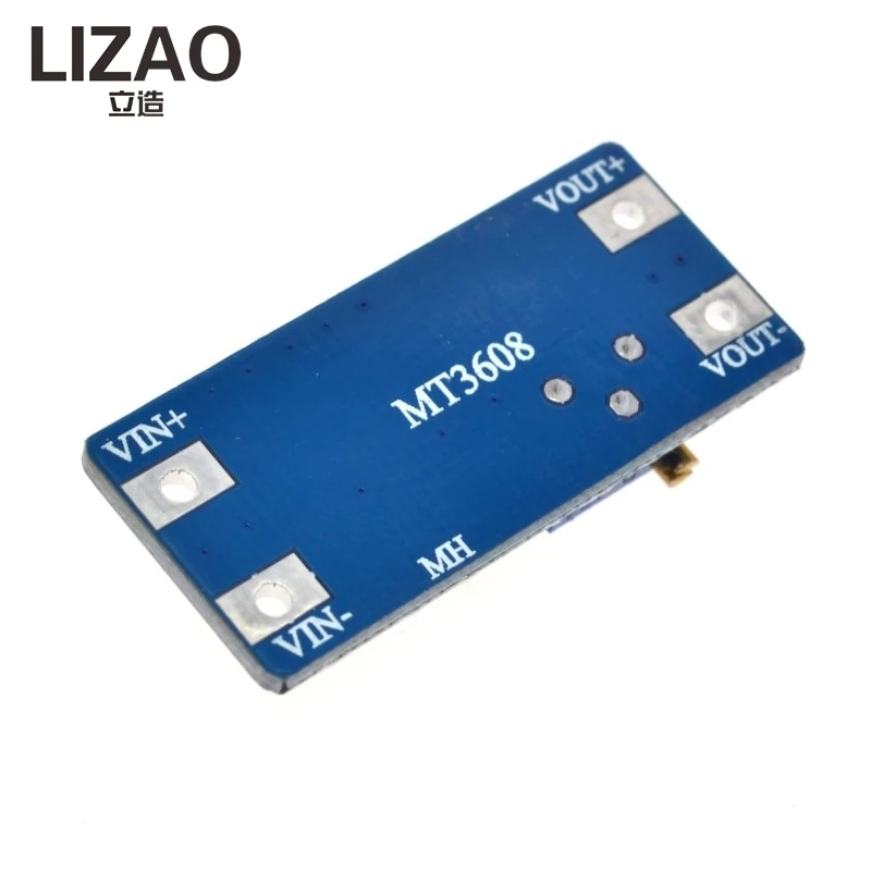 Модуль повышения напряжения LIZAO MT3608, 5 шт., плата преобразователя DC-DC, 2А макс., 28В, регулируемое напряжение для Arduino