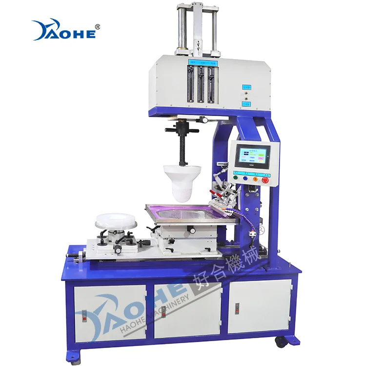 1 Color Ceramic Decal  Pad Printing Machine Pneumatic Printing Pad Machinery