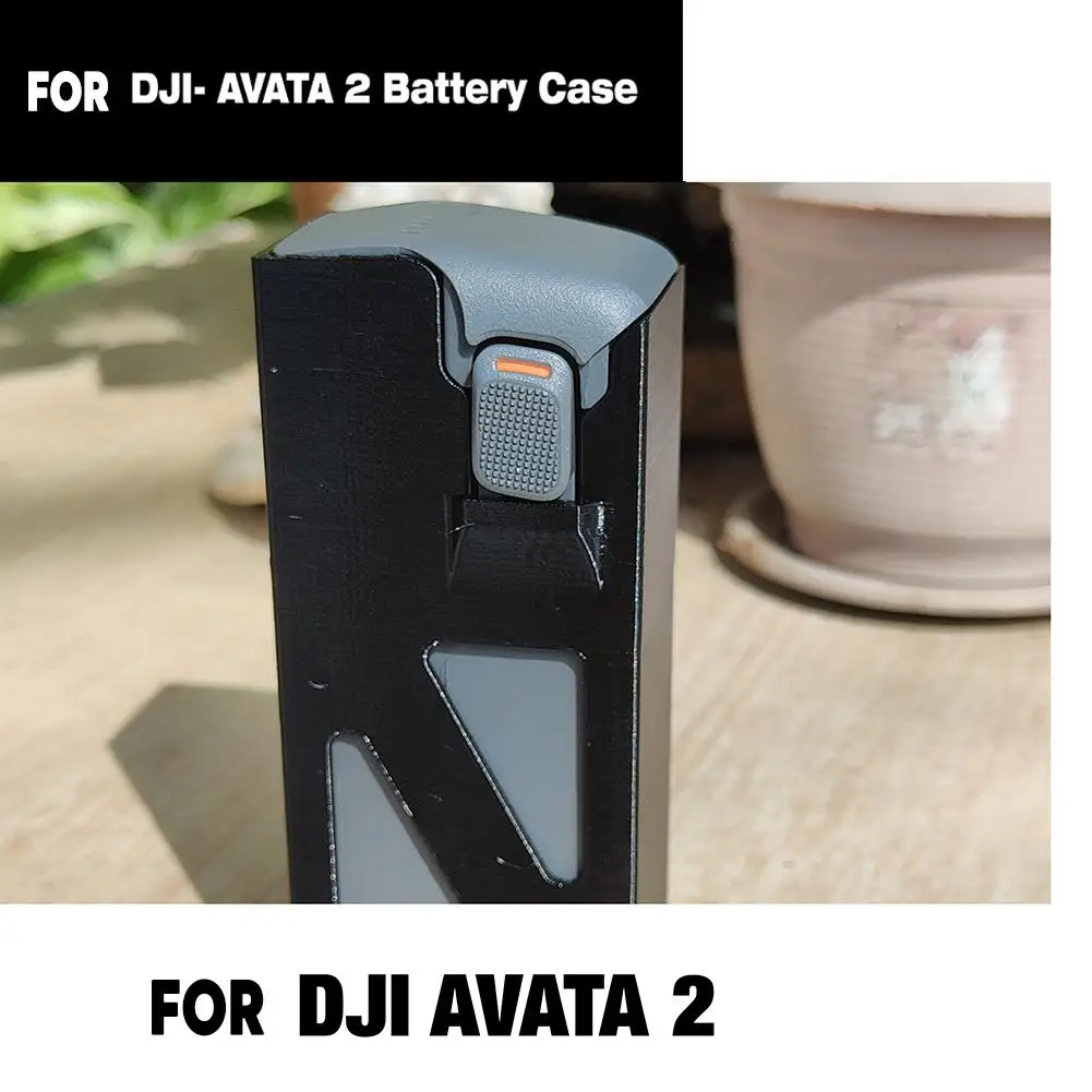 UAbility-Étui de protection de batterie pour caméra aérienne, accessoires PTZ, étui de rangement de batterie pour dji AVATA 2, navette Petg