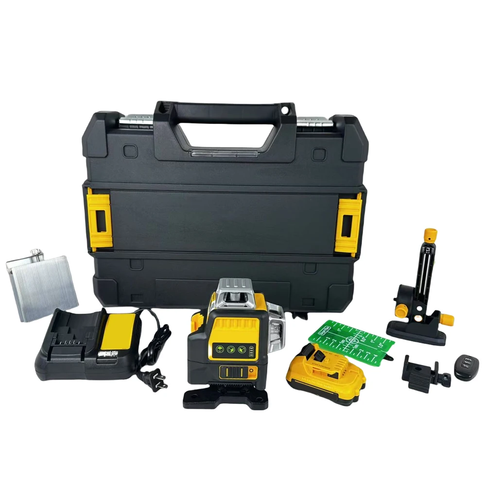 

High-precision Automatic Leveling Cross Line Laser Level 12V Industrial Outdoor Power Tools High-quality 16 Lines Laser Level
