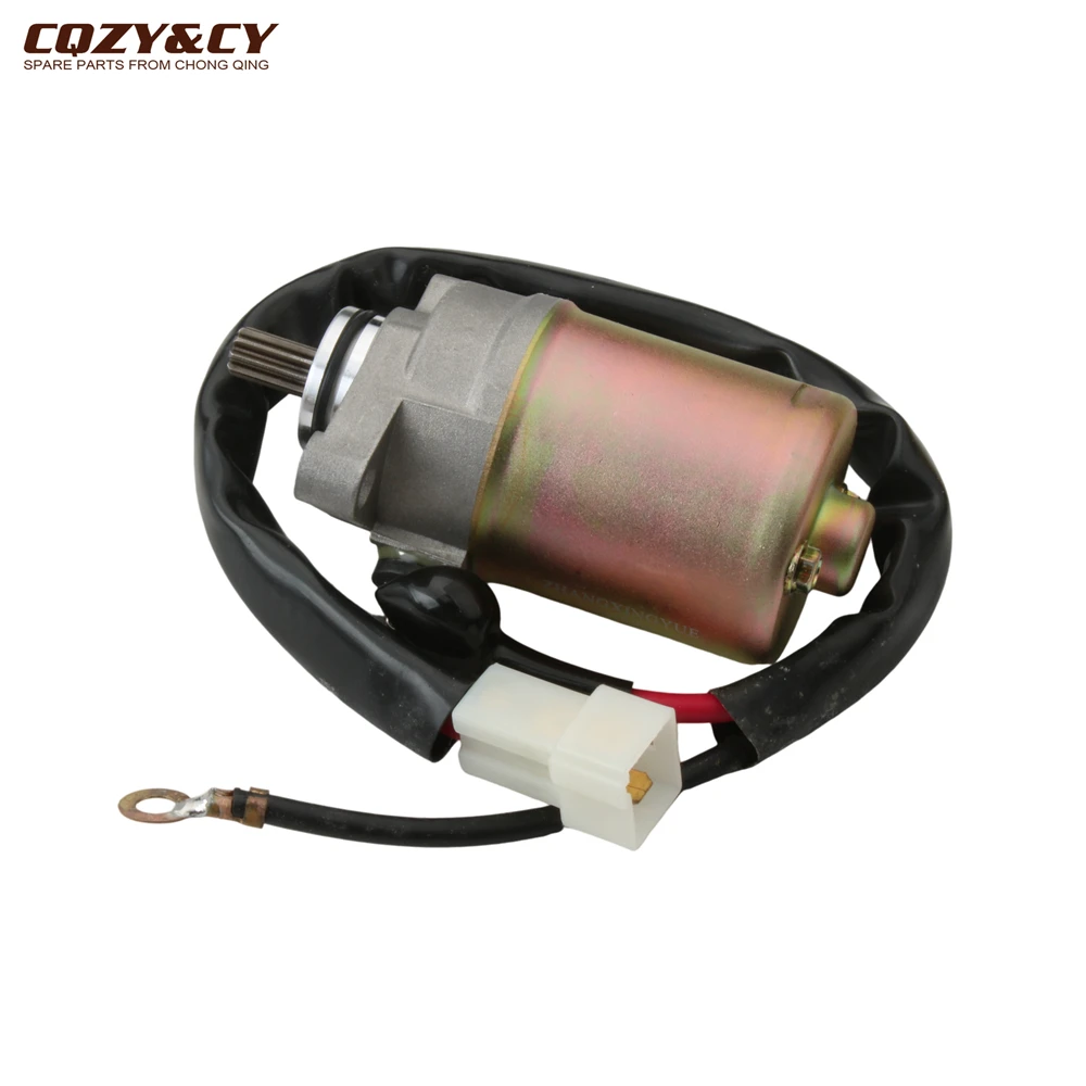 Scooter 9 Teeth Electric Starter Motor For Yamaha  Jog 90 CY90 4DM 3WF-81800-00 1PE40QMB 1E40QMA QMB 2T Engine Parts