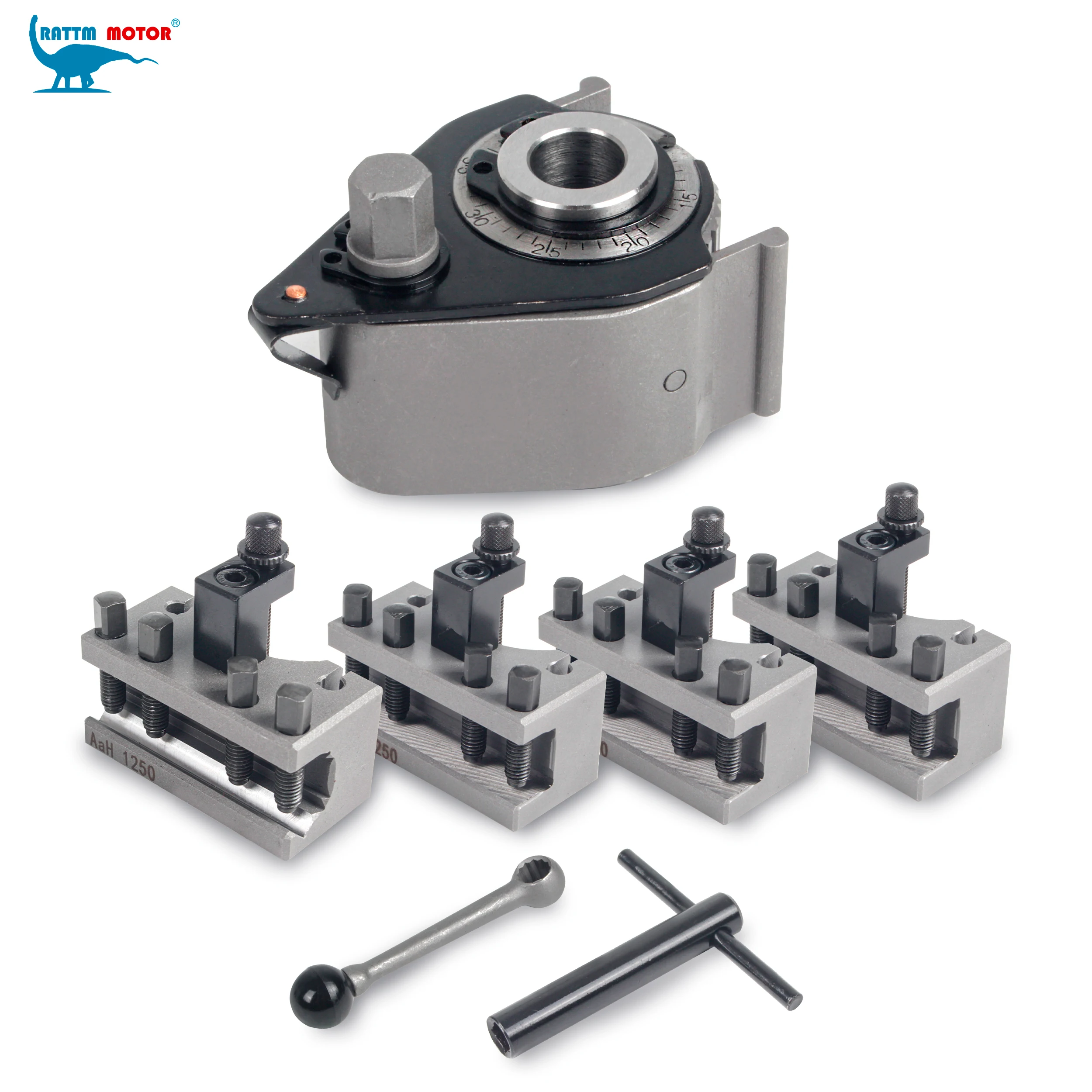 European Quick Change AaH 1250 Lathe Tool Holder Rest Width 50mm Accessories Part For CD-210V MX-210V WM-210V