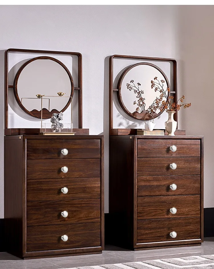 3 Stück Europäischer Stil Minimalistischer Massiver Zinklegierungs-Schrankgriff DIY Moderner Luxus-Schubladenknopf Einloch-Schranktürgriff – Detail 12