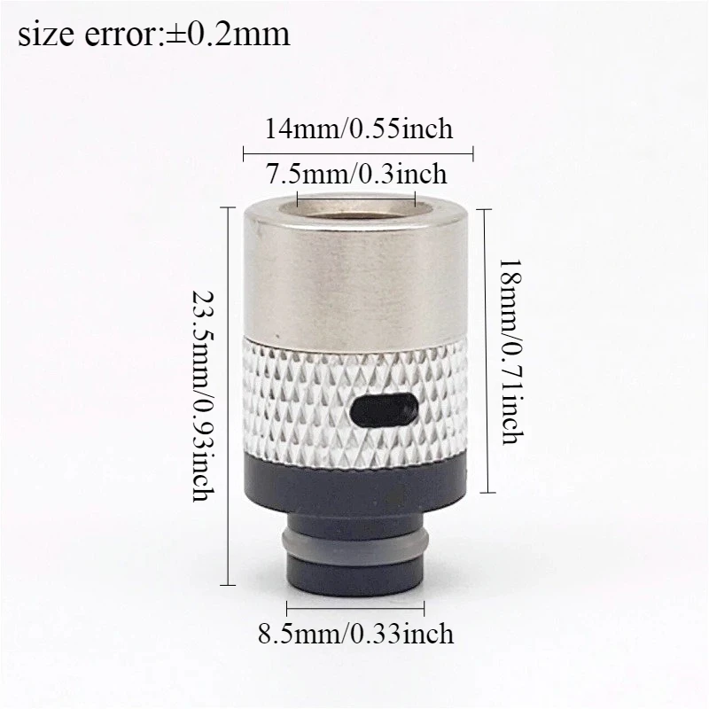 510 تدفق الهواء قابل للتعديل الفولاذ المقاوم للصدأ الألومنيوم البلاستيك القش المشترك #3