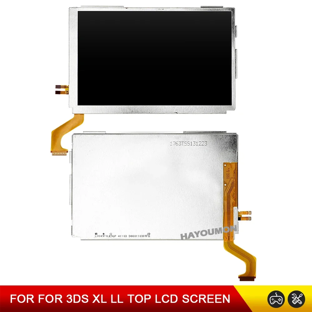 

Новый сменный верхний верхний ЖК-экран для 3DS XL LL, запасные части, панель дисплея, игровые аксессуары