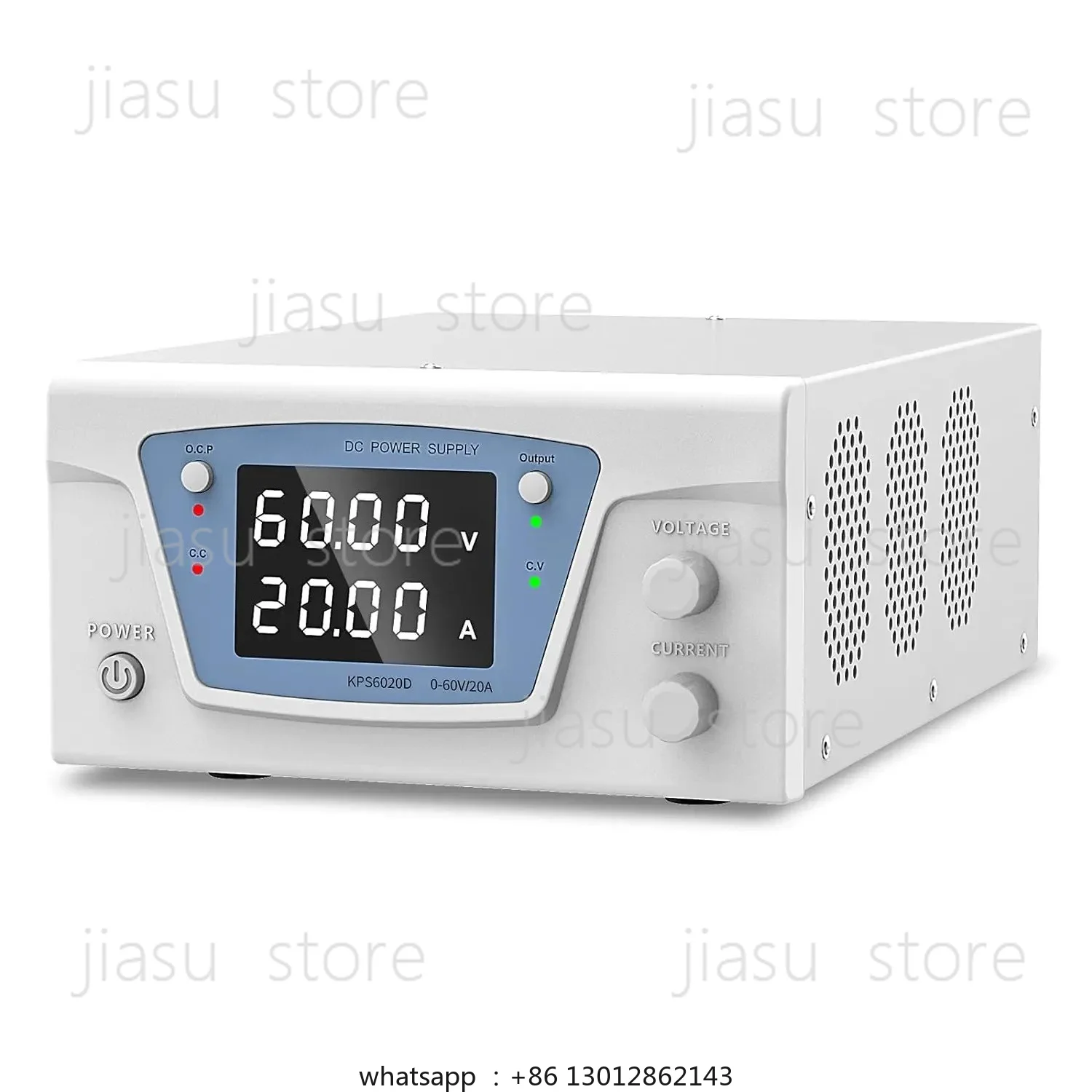 Desktop power laboratory DC stabilized power supply, adjustable and variable digital stabilized power supply 30v, 20v, 60v, 10a