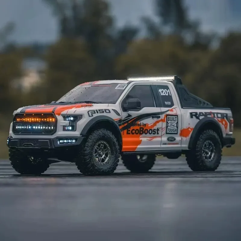KM Thunder God 1/8 Simulatie Raptor F150 Pickup Afstandsbediening Rc Elektrisch Klimmen Off-road Voertuig Differentieelslot Model