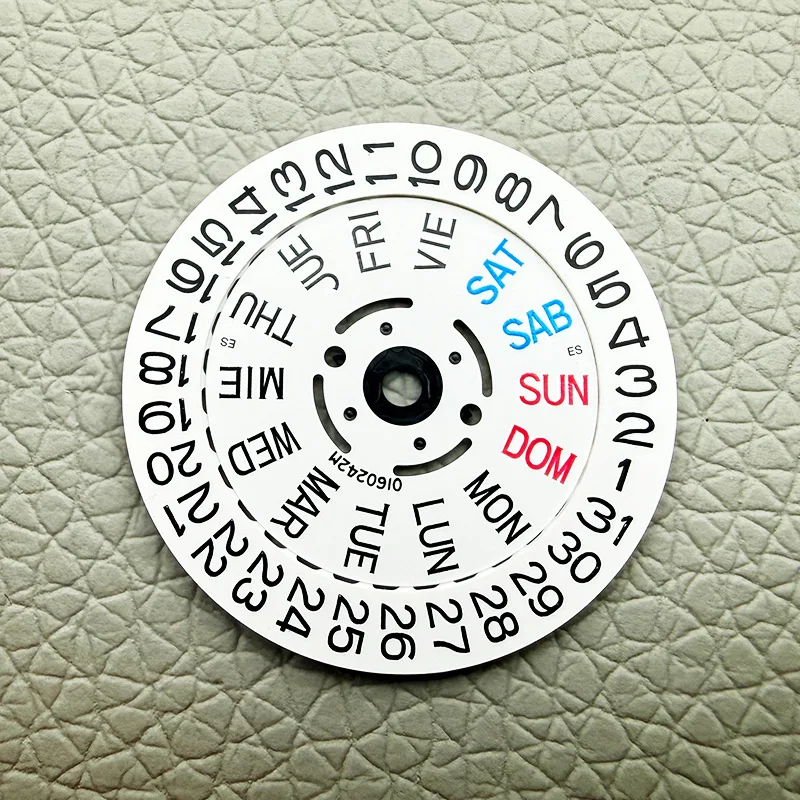 NH36 NH35 Movement Date Wheel Dial Kanji Wheel Wristwatches NH35a NH36a Movement Date Week Dial Parts Crown at 3.0H 3.8H 4.1H view 6