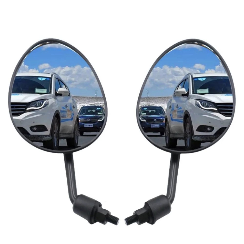 Motorcycle Handlebar Rearview Mirror High Definition 360 Degree Rotatable Universal 8mm Screw Motorcycle Accessories