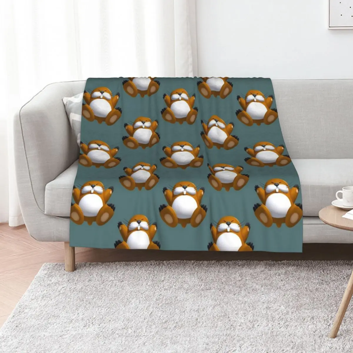 Monty Mole Throw Blanket Soft Plaid For Decorative Sofa anime Soft Big Personalized Gift christmas gifts Blankets