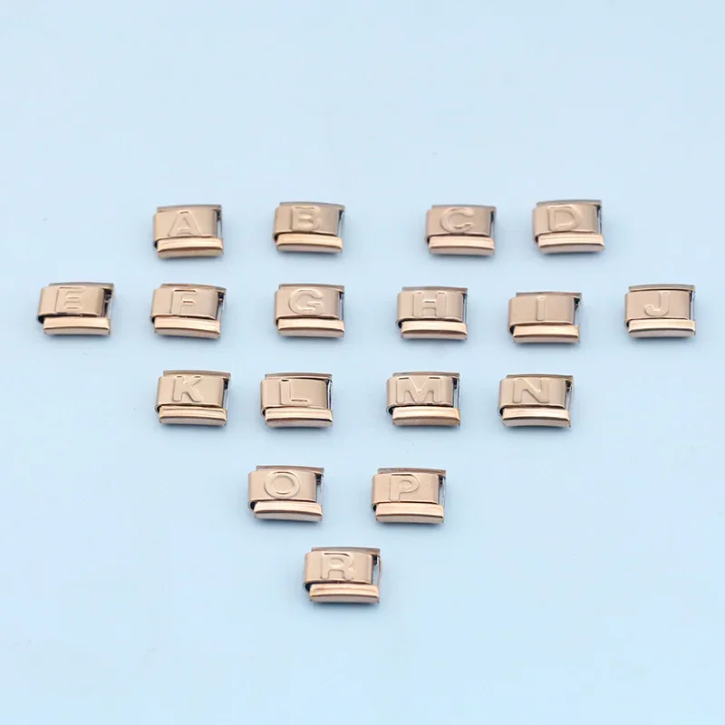 Hapiship-سحر إيطالي من الفولاذ المقاوم للصدأ ، 26 حرفًا ، ديزي أصلي علوي ، سوار مناسب 9 ، صنع المجوهرات ، DIY ، DJ448 ، جديد