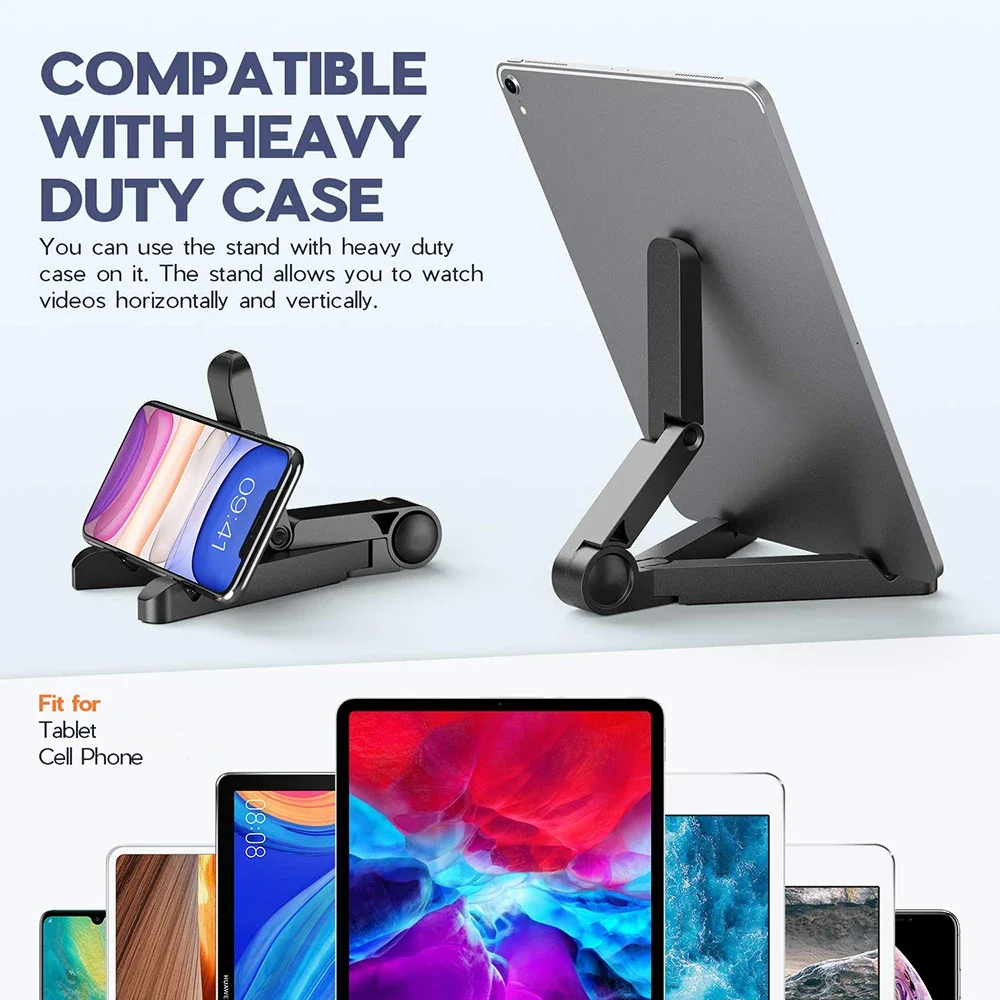 Universal Folding Tablet Holder For iPad Air Pro 4.7 to 12.9 inch For Samsung Xiaomi Huawei Tablet Holder iPad Accessories
