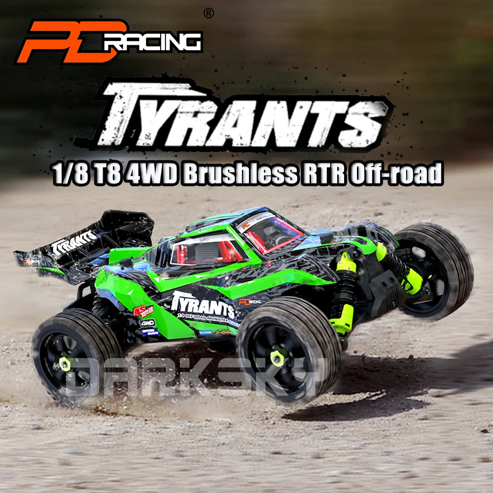 

PDracing JYRANTS 1/8 Tyrants T8 4WD бесщеточный RTR внедорожник RC автомобиль с дистанционным управлением электрическая модель игрушки