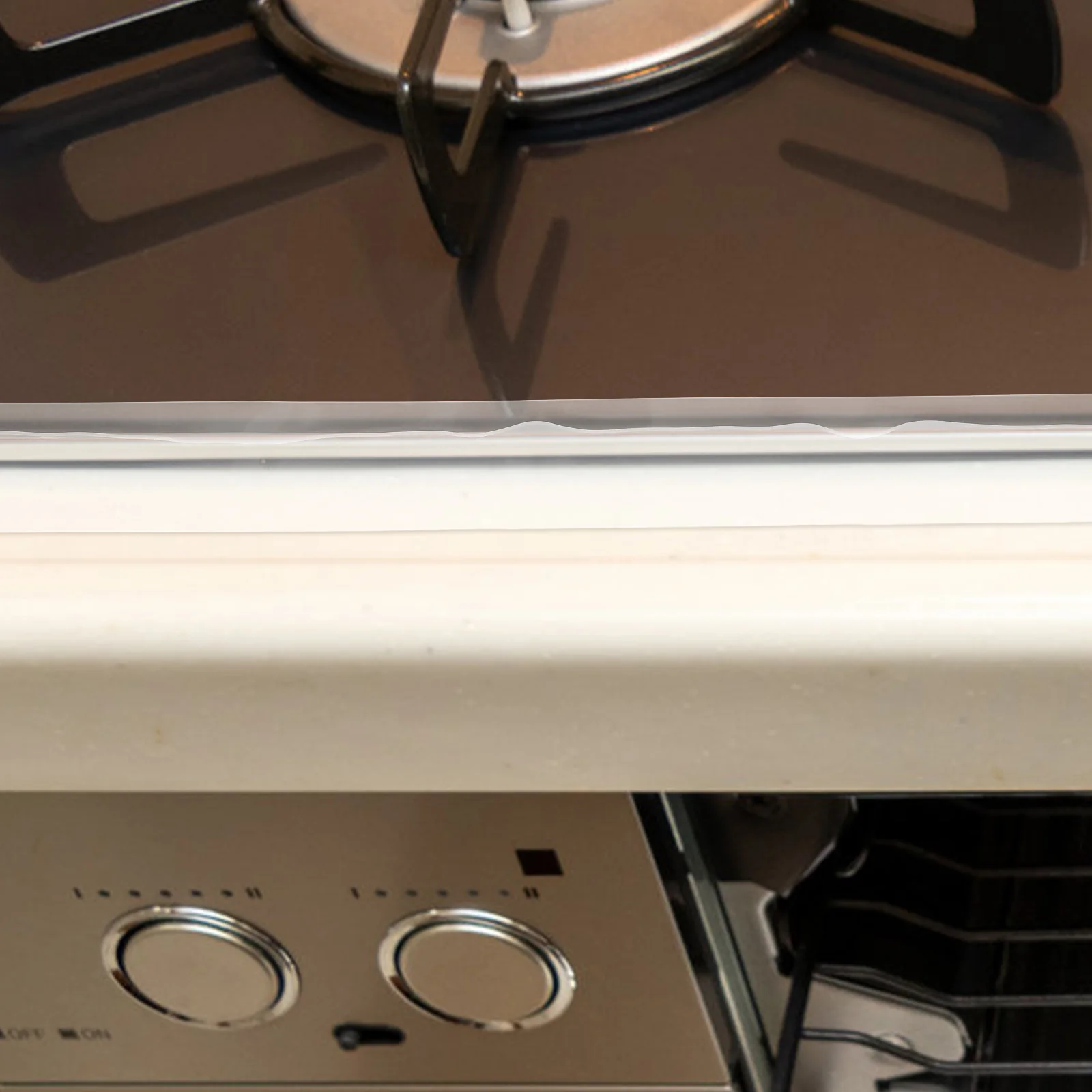 

21 Inch Silicone Stove Gap Cover Non Slip Oven Guard Crumb Proof Protector Filler Seal Slit Kitchen Countertop Side