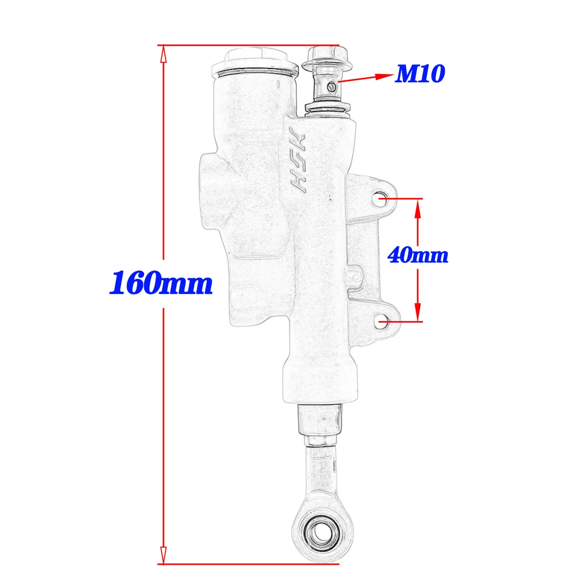 Motorcycle Rear Brake Pump Rear Hydraulic Brake Master Cylinder Pump For Husqvarna TC FC TE FE TX FX 125-501 2007-2023 For KTM