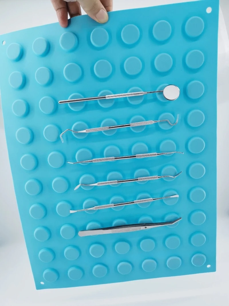 

12"*16"/30*40cm Magnetics Instruments Pad Autoclaveables Magnetics Instruments Silicones Mat for Surgicals Instrumentss