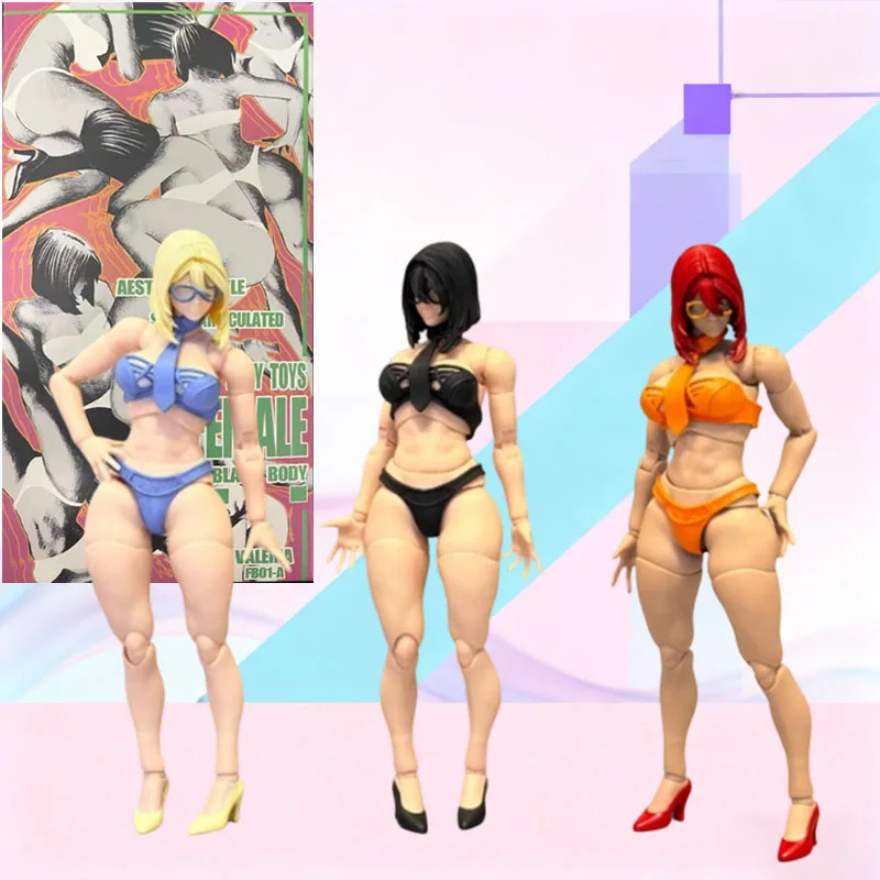 

Brand New Fury Toys HANA VALERIA 1/12 Action Figure Movable Collectible Model Muscular Female Body Articulable Model