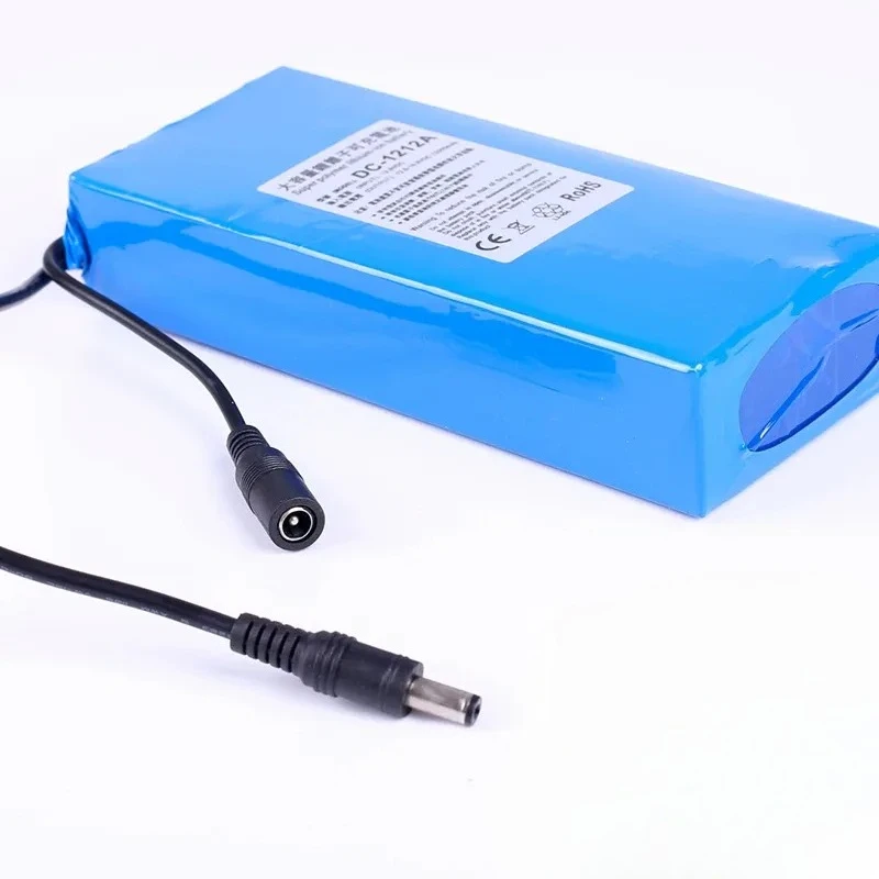 12V Polymer Lithium Battery Pack for Audio Mobile Power Supply Outdoor Monitoring Rechargeable Large Capacity Power Bank 20A